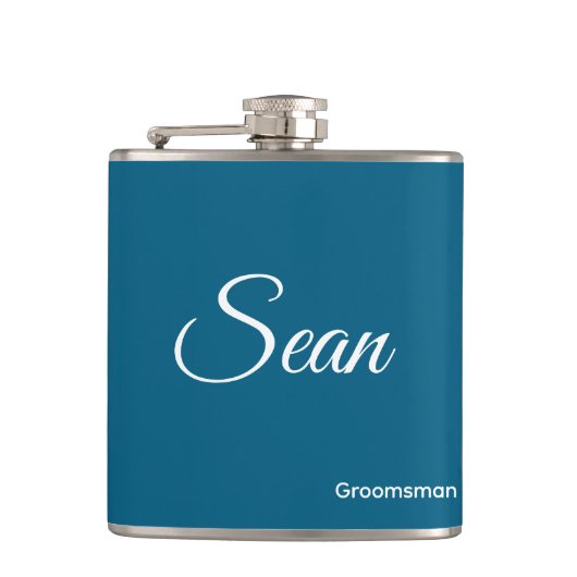 Personalisierte Flasche Flachmann (Vorderseite)