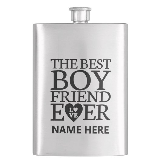 Personalisierte Flasche für Freund Flachmann (Vorderseite)