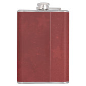 Personalisierte Flasche mit Rotem Einhorn Flachmann (Rückseite)