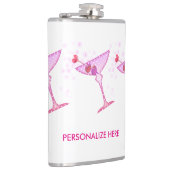 PERSONALISIERTE FLASCHE - PINK MARTINI FLACHMANN (Rechts)