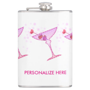 PERSONALISIERTE FLASCHE - PINK MARTINI FLACHMANN