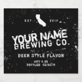 Personalisierte Flaschenaufkleber Bierflaschenetikett (Einzelnes Label)