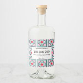 Personalisierte Flaschenetiketten für Flaschen mit Alkoholflaschenetikett (Vorderseite)