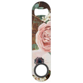 Personalisierte Flaschenöffner Geometrische Rose G (Vorderseite)