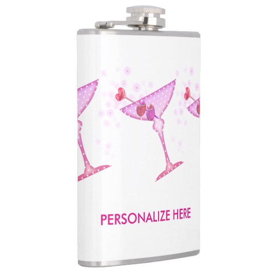 PERSONALISIERTE FLASK - PINK MARTINI FLACHMANN (Rechts)