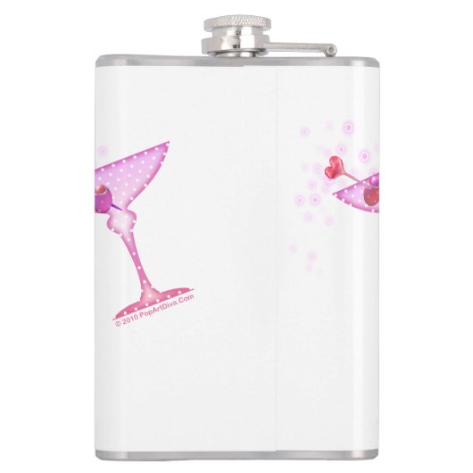 PERSONALISIERTE FLASK - PINK MARTINI FLACHMANN (Rückseite)