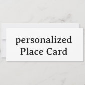 personalisierte Flat Card 4" x 9,25" (Vorderseite)