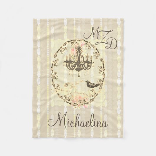 Personalisierte Fleece Blanket Le Chandelier (Vorderseite)