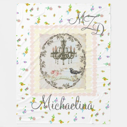Personalisierte Fleece Blanket Le Chandelier (Vorderseite)