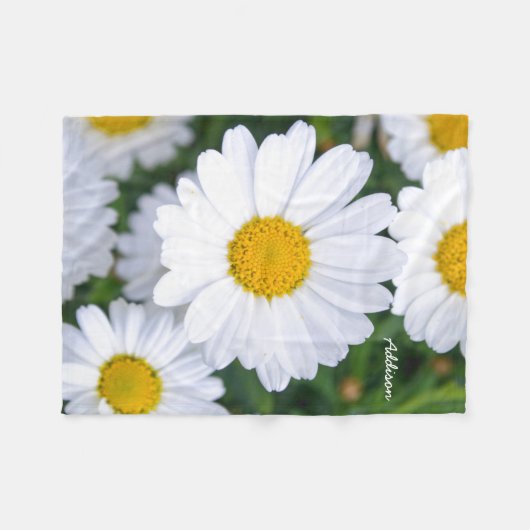 Personalisierte Fleece Blankets Frühlingsblumen (Vorderseite (Horizontal))