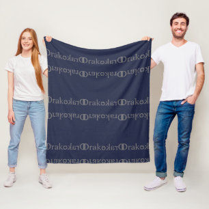 Personalisierte Fleece-Decke Drakes Fleecedecke