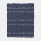 Personalisierte Fleece-Decke Drakes Fleecedecke (Vorderseite)