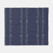 Personalisierte Fleece-Decke Drakes Fleecedecke (Vorderseite (Horizontal))