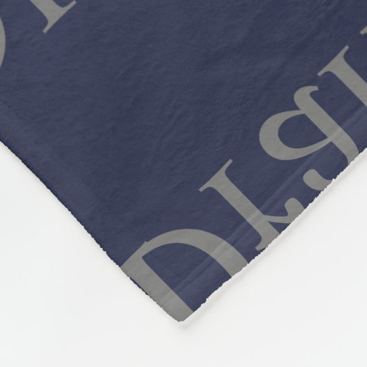 Personalisierte Fleece-Decke Drakes Fleecedecke (Ecke)