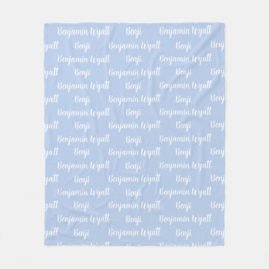 Personalisierte Fleece-Decke Fleecedecke (Vorderseite)