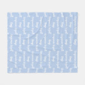 Personalisierte Fleece-Decke Fleecedecke (Vorderseite (Horizontal))