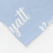 Personalisierte Fleece-Decke Fleecedecke (Ecke)