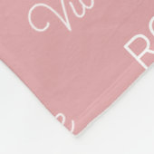 Personalisierte Fleece-Decke Fleecedecke (Ecke)