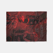 Personalisierte Fleece-Decke für Lacrosse-Spieler Fleecedecke (Vorderseite (Horizontal))