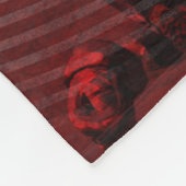 Personalisierte Fleece-Decke für Lacrosse-Spieler Fleecedecke (Ecke)