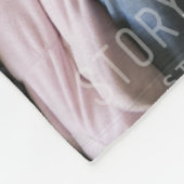 Personalisierte Fleece-Decken ergänzen Ihr Foto Fleecedecke (Ecke)