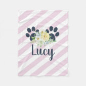 Personalisierte Fleece-Haustier-Decke Fleecedecke (Vorderseite)