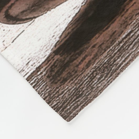 Personalisierte Fleece Stiefel Land rustikale West (Ecke)