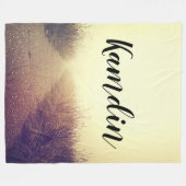 Personalisierte Fleece Throw Sunrise Passway Walkw (Vorderseite (Horizontal))