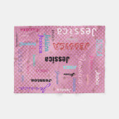 Personalisierte Fleecedecke (Vorderseite (Horizontal))