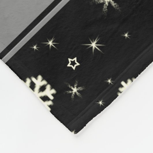 Personalisierte Fleecedecke (Ecke)