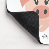 Personalisierte Fliegen-Schwein-Mäusematte Mousepad (Ecke)