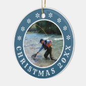 Personalisierte Fliegenjause Keramik Ornament (Links)