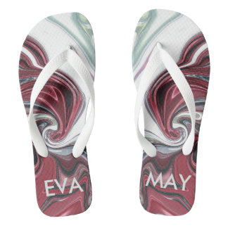 Personalisierte Flip-Flops Badesandalen