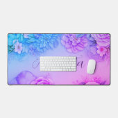 Personalisierte Floral Bliss Schreibtischmatte in (Tastatur & Maus)