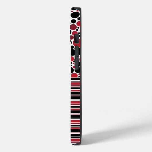 Personalisierte Floral & Stripteppiche Case-Mate iPhone Hülle (Rückseite / Links)