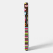 Personalisierte Floral & Stripteppiche Case-Mate iPhone Hülle (Rückseite / Links)