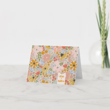 Personalisierte Florale Brautparty