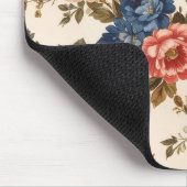 Personalisierte florale Foto Modern Mousepad (Ecke)