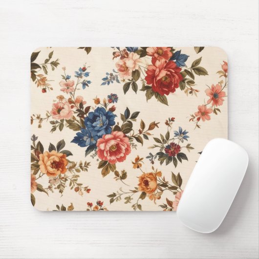 Personalisierte florale Foto Modern Mousepad (Mit Mouse)