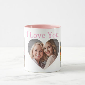 Personalisierte florale Liebe dich Mama Tasse