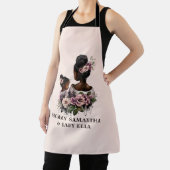 Personalisierte florale Mama und Baby (2) Schürze (InSitu)