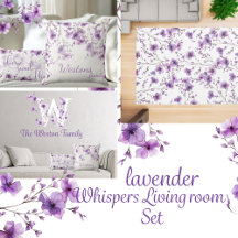Personalisierte florale Monogram Wall Decal - The 
