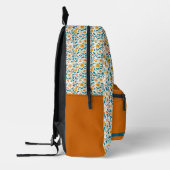 Personalisierte florale Monogramm/Name Bedruckter Rucksack (Links)