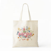 Personalisierte Florale Muttis-Tasche