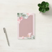 Personalisierte florale Post-it-Hinweise Post-it Klebezettel (Büro)