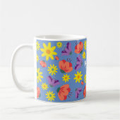 Personalisierte florale Tasse (Links)
