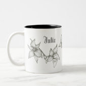 Personalisierte florale Tasse (Links)