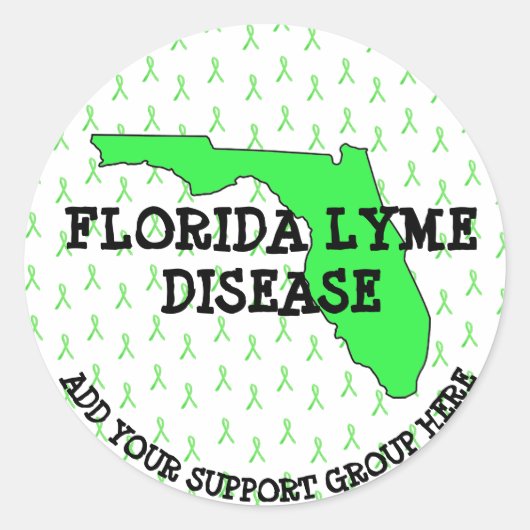 Personalisierte Florida Lyme Aufkleber (Vorderseite)