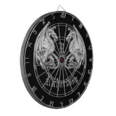 Personalisierte Flügeldrachen Dartscheibe (Vorderseite Links)