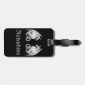 Personalisierte Flügeldrachen Gepäckanhänger (Rückseite horizontal)